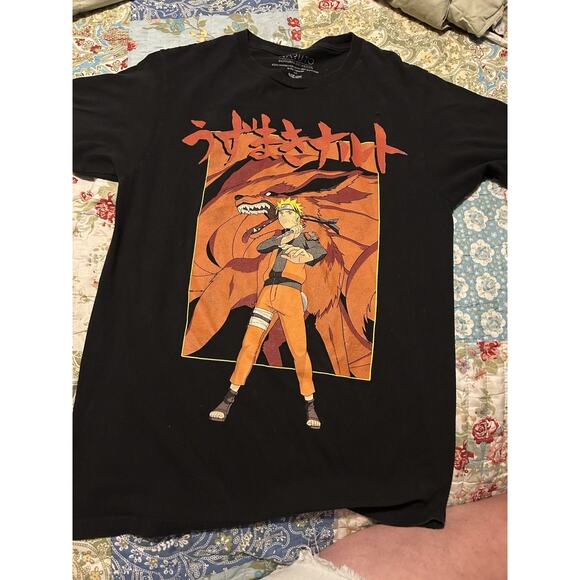Naruto Uzumaki Sasuke Uchiha Shippuden Collection Graphic Tee Shirt / Size S - Picture 1 of 4